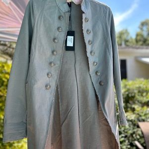 Venti6 Sergeant Pepper Military Jacket size xs. Brand new with tags. Gray color